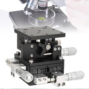 3 Axis XYZ Manual Linear Stage, Trimming Bearing Tuning Platform Sliding Table, 60x60mm Displacement Lifting Table for Laboratory R&D Centers Precision Manufacturing in Kuwait