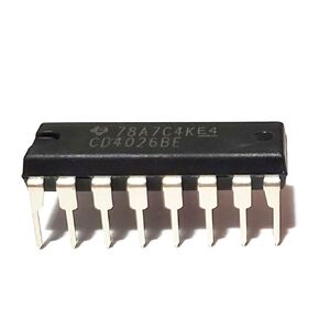 CD4026BE CD4026 CD4026 CMOS عداد/مقسم للعقد مع مخرجات عرض 7 قطاعات مفككة وعرض تمكين IC DIP-16 الصديق للوحة التجارب (عبوة من 5) in Kuwait