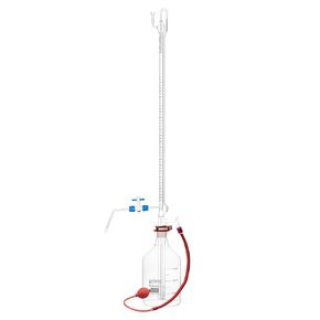 Automatic Zero Burette, 50ml - Class A - 34/35 Joint Size - 0.05±ml Tolerance, 0.10ml Sub. Divisions - 2000ml Reservoir Capacity - Eisco Labs in Kuwait