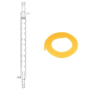 24/40 Joint Allihn Condenser (500 mm) Bundle with Rubber Tubing 12 mm OD x 8 mm ID (9 Feet) - Labasics Bundle in Saudi Arabia