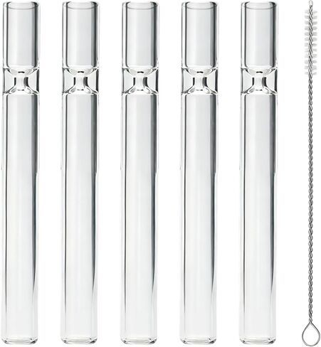 5 Pcs Borosilicate Glass Tube 4 Inch Thick Glass Blowing Tubes,2mm Wall Thickness,High Heat Resistance for Blowing,Lab,DIY,and Industrial in Saudi Arabia