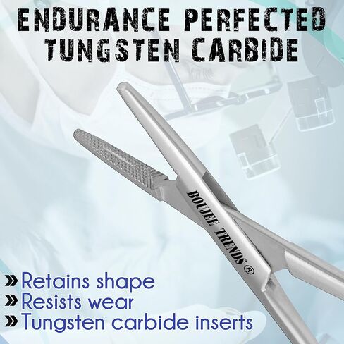 حامل إبرة Mayo Hegar مع قفل قوي، فك مسنن للخياطة الدقيقة وممارسة متعددة الأغراض قابلة للتعقيم في المختبر وصيد الأسماك (5.5 بوصة) in Kuwait