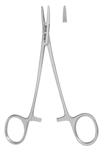 حامل إبرة Mayo Hegar مع قفل قوي، فك مسنن للخياطة الدقيقة وممارسة متعددة الأغراض قابلة للتعقيم في المختبر وصيد الأسماك (5.5 بوصة) in Kuwait