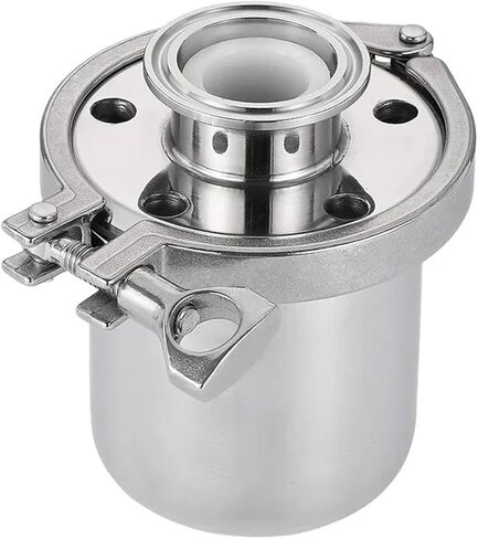 1pc SS304 Stainless Steel Respirator 38 51 mm Pipeline Outer Diameter Ferrule 50.5 64mm Tri Clamp 2.5 "5"10" Suitable Beer(2.5inch-OD38-76) in Saudi Arabia