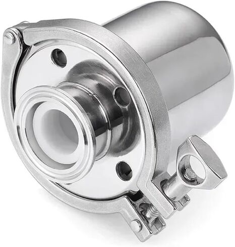 1pc SS304 Stainless Steel Respirator 38 51 mm Pipeline Outer Diameter Ferrule 50.5 64mm Tri Clamp 2.5 "5"10" Suitable Beer(2.5inch-OD38-76) in Saudi Arabia