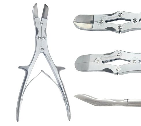 Bone Cutters STILLE-Liston Curved Orthopedic Instruments Cutting 27cm in Kuwait