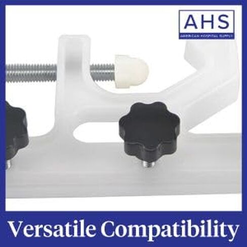 American Hospital Supply IV Pole Clamp | 3 Prong for IV Pole Attachment transducer Holder Connector Tighten The clamp - 3 Prong (7 in) in Saudi Arabia