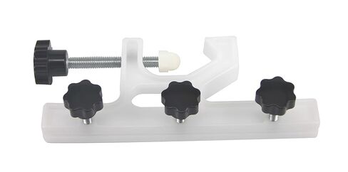 American Hospital Supply IV Pole Clamp | 3 Prong for IV Pole Attachment transducer Holder Connector Tighten The clamp - 3 Prong (7 in) in Saudi Arabia