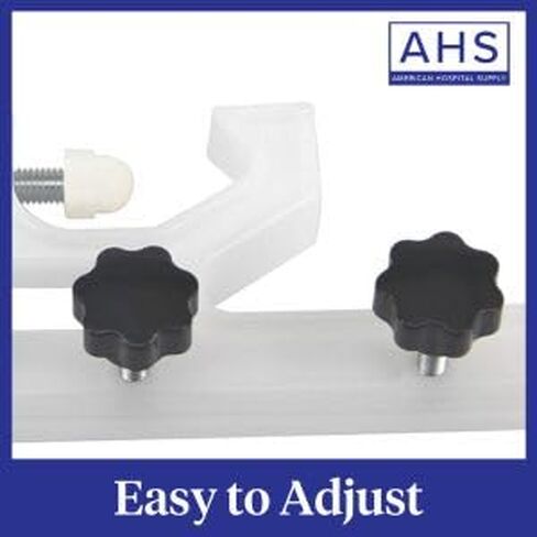 American Hospital Supply IV Pole Clamp | 3 Prong for IV Pole Attachment transducer Holder Connector Tighten The clamp - 3 Prong (7 in) in Saudi Arabia