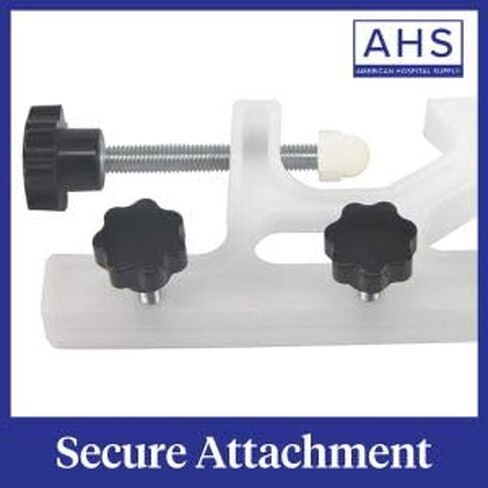 American Hospital Supply IV Pole Clamp | 3 Prong for IV Pole Attachment transducer Holder Connector Tighten The clamp - 3 Prong (7 in) in Saudi Arabia