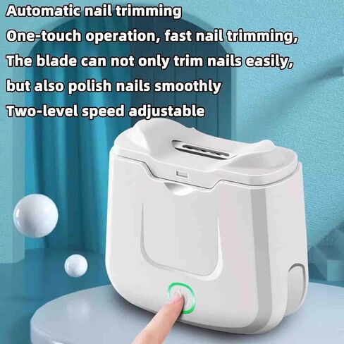 Automatic Nail Clippers Electric Nail Clipper Portable Type-C Rechargeable for Adults Seniors Men Women 6.1x6.5cm in Kuwait