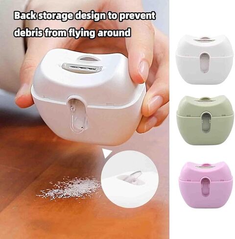 Automatic Nail Clippers Electric Nail Clipper USB Rechargeable with Night Light and Debris Bin for Adults in Kuwait