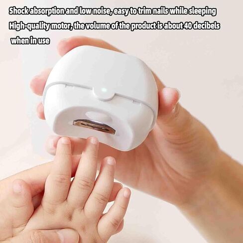 Automatic Nail Clippers Electric Nail Clipper USB Rechargeable with Night Light and Debris Bin for Adults in Kuwait