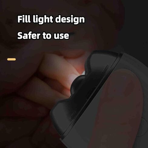 Automatic Nail Clippers Electric Nail Clipper for Thick Nails Type-C Rechargeable Automatic 2-Speed Storage Light in Kuwait