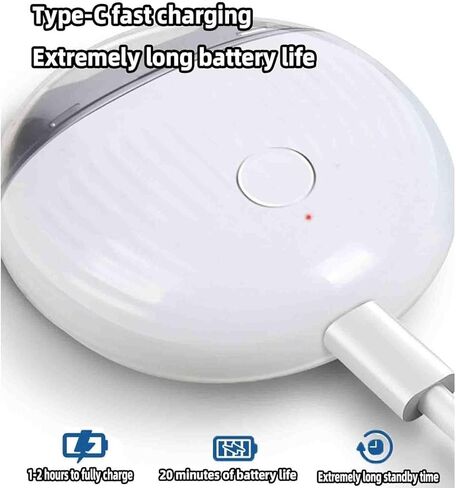 Automatic Nail Clippers Electric Nail Clipper for Thick Nails Type-C Rechargeable Automatic 2-Speed Storage Light in Kuwait