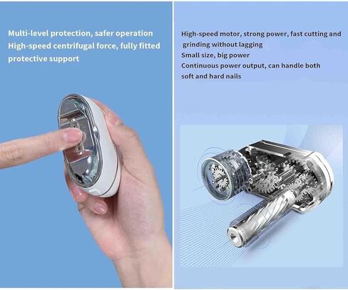 Automatic Nail Clippers Automatic Electric Nail Clipper for Adults Elderly in Kuwait