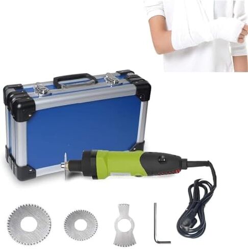 Electric Medical Plaster Cutter Saw with 3 Blades, Adjustable Speed up to 13000rpm, Low Noise, Powerful Drive for Hospitals and Clinics (Red) in Saudi Arabia