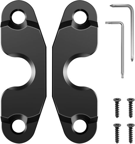 طقم إصلاح حاجب الشمس متوافق مع Jeep WranglerJK 2018، JL 2018-2024، Gladiator 2020-2023، عبوتان طقم إصلاح حاجب الجيب، مشابك إصلاح حاجب الشمس الأسود من الألومنيوم، استبدال إصلاح حاجب الشمس in Kuwait