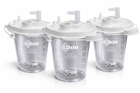 1200CC Hi-Flow Suction Canister Single Use (3) in Kuwait