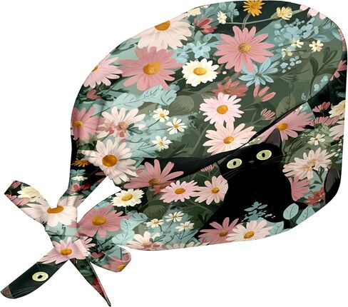 Adjustable Scrub Caps Women, Lightweight Surgical Hat Nurse Scrub Cap for Women Men in Kuwait