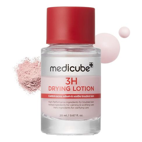 medicube 3H Overnight Drying Lotion | Targeted Spot Care for Troubled & Oily-Prone Skin | Calming & Soothing Care with Calamine, Centella & Tea Tree | Korean Skincare 20ml, 0.67 fl. oz. in Kuwait