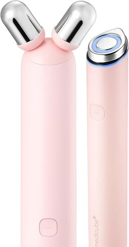 medicube Mini Booster Pro Plus Cleansing Device Set | 2-in-1 Facial Cleansing, Skincare Device | Pore, Makeup, Excess Sebum Care | Portable Skincare Booster with 3 Modes | Korean Facial Device, Beige in Kuwait