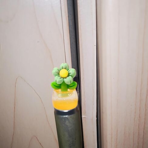 Cute Mini Creative Luminous Flower Hinge Heads Decorative Topper Set 4PCS, Home Decoration,Magnetic Hinge Head Toppers Door Hinge in Saudi Arabia