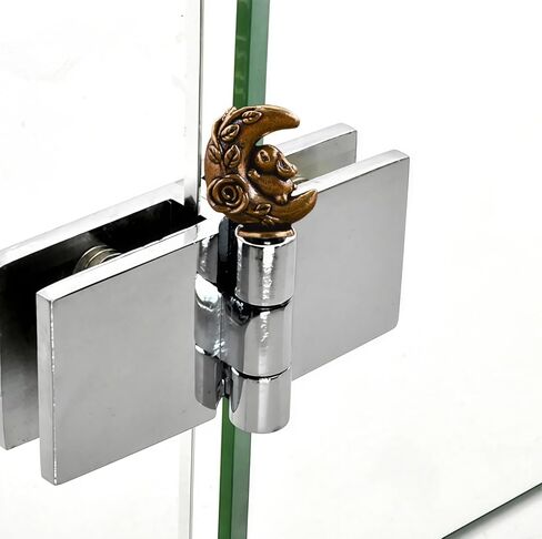 Copper Mini Rabbit Embracing The Moon(1PCS) Magnetic Hinge Toppers，Hinge Heads Decor for Home，Door Hinge Decorative Topper,Creative Home Crafts in Saudi Arabia