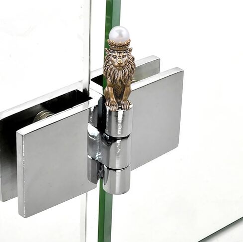 Copper Mini Crown Lion(1PCS) Magnetic Hinge Toppers，Hinge Heads Decor for Home，Door Hinge Decorative Topper,Creative Home Crafts in Saudi Arabia