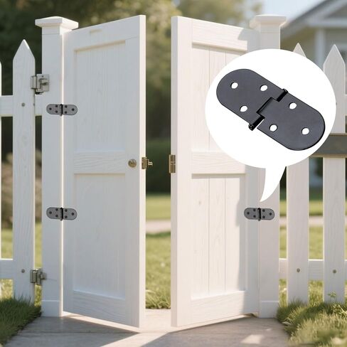 3-5/32 x 1-3/16 Inch (80x30mm) Folding Flip Top Hinges 10 Pack - 180 Degree Drop Leaf Table Butt Hinge | Concealed Table Small Hidden Hinge for Wooden Box & Desk Drawer for Home Office DIY in Kuwait