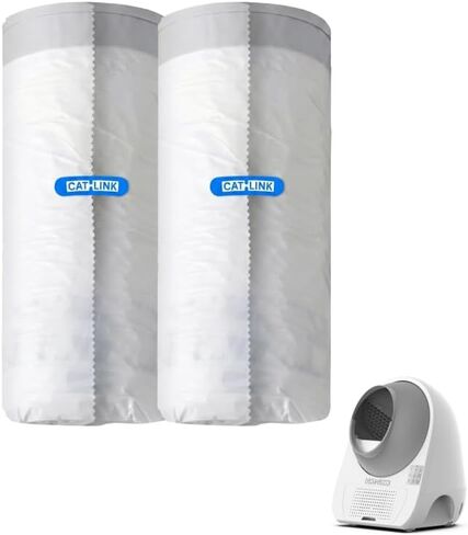 CATLINK Trash Bags x 2rolls, for Automatic Cat Litter Box for SCOOPER YOUNG & SCOOPER LUXURY PRO Not Suitable for SCOOPER SE in Kuwait