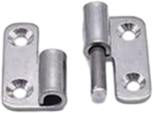 Stainless Steel Detachable Hinge with Lift-Off Slip Joint Design for Cabinet, Wardrobe & Door Applications – 304 Grade, Silver Finish in Saudi Arabia