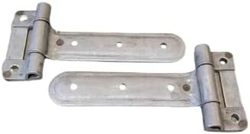 Trailer Ramp Door Strap Hinge Stainless Steel 2" w x 8" L for Horse Enclosed Cargo 180 Deg Rotation. for Surface Mount Applications (4) in Kuwait
