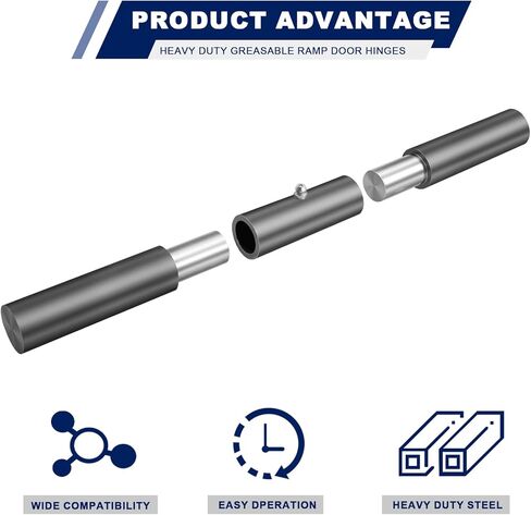 4 Pack Trailer Ramp Hinge Weld On 10" Heavy Duty, Weldable Trailer Door Gate Ramphinge in Saudi Arabia