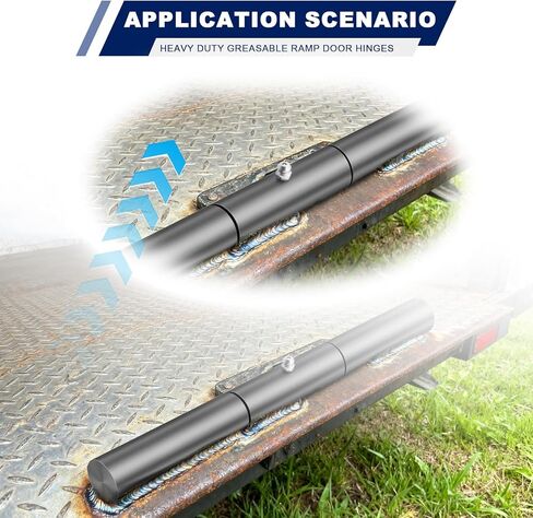4 Pack Trailer Ramp Hinge Weld On 10" Heavy Duty, Weldable Trailer Door Gate Ramphinge in Saudi Arabia