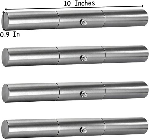 Coloch 4 Pack 10" Weld On Trailer Ramp Hinge, Heavy Duty Greasable Steel Ramp Door Hinge Each Loading 500Lbs, for Trailer Door, Ramp, Utility in Kuwait
