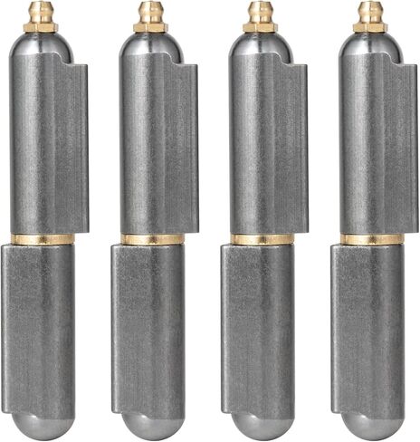 4 عبوات ملحومة على مفصلات مقاس 7.62 سم، مفصلات قابلة للحام على أسطوانة الرصاص شديدة التحمل مع تركيب الشحوم، لحام من الفولاذ الكربوني على المفصلة لمدخن الشواء، بوابة معدنية، منحدر المقطورة in Kuwait