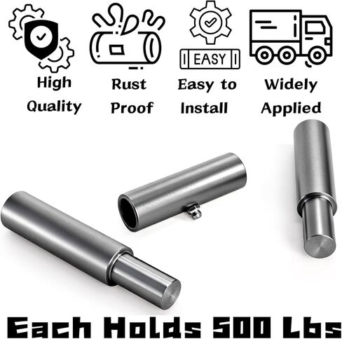 Coloch 4 Pack 10" Weld On Trailer Ramp Hinge, Heavy Duty Greasable Steel Ramp Door Hinge Each Loading 500Lbs, for Trailer Door, Ramp, Utility in Kuwait