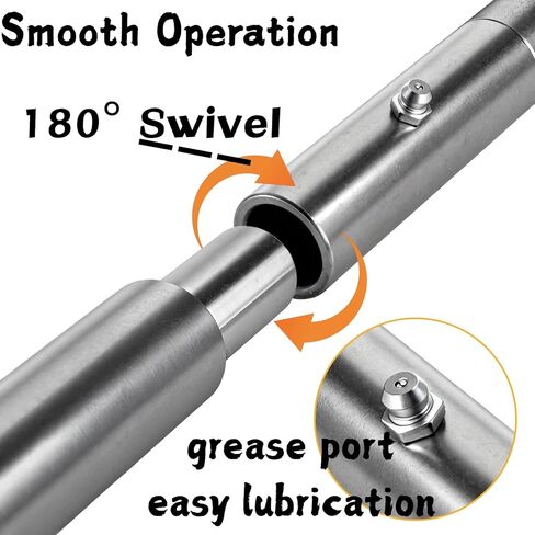 Coloch 4 Pack 10" Weld On Trailer Ramp Hinge, Heavy Duty Greasable Steel Ramp Door Hinge Each Loading 500Lbs, for Trailer Door, Ramp, Utility in Kuwait
