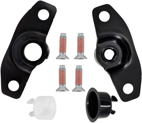 Tailgate Hinge Pivot Pair Bracket Kit, Bolts, Screws, Bushings Fit for Ford F-250 F-350 F-450 Super Duty 2017 2018 2019 2020 2021 2022 2023 2024 2025 Fits Manual Tailgate Only in Saudi Arabia