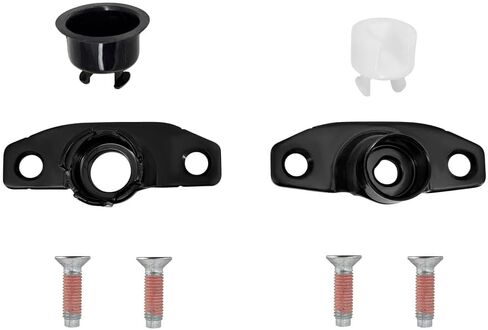 Tailgate Hinge Pivot Pair Bracket Kit, Bolts, Screws, Bushings Fit for Ford F-250 F-350 F-450 Super Duty 2017 2018 2019 2020 2021 2022 2023 2024 2025 Fits Manual Tailgate Only in Saudi Arabia
