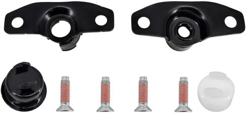 Tailgate Hinge Pivot Pair Bracket Kit, Bolts, Screws, Bushings Fit for Ford F-250 F-350 F-450 Super Duty 2017 2018 2019 2020 2021 2022 2023 2024 2025 Fits Manual Tailgate Only in Saudi Arabia
