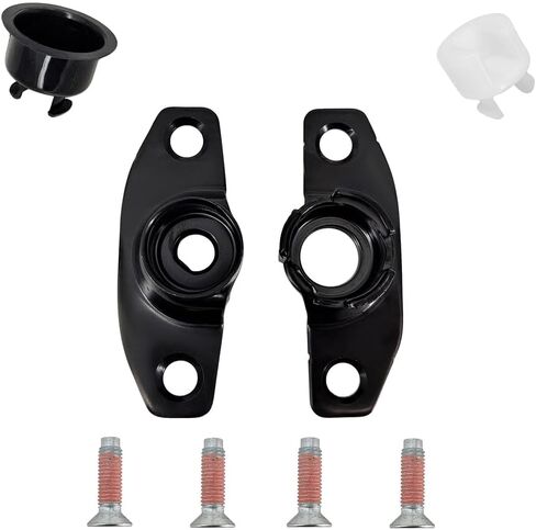Tailgate Hinge Pivot Pair Bracket Kit, Bolts, Screws, Bushings Fit for Ford F-250 F-350 F-450 Super Duty 2017 2018 2019 2020 2021 2022 2023 2024 2025 Fits Manual Tailgate Only in Saudi Arabia