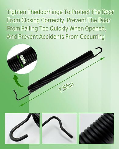 2Pcs WPW10337934 Dishwasher Door Spring and WP8268990 8268990 Door Hinge Bushing Fit for Whirlpool for Kenmore for Magic Chef for Amana for Maytag for Roper for Estate Dishwasher in Kuwait