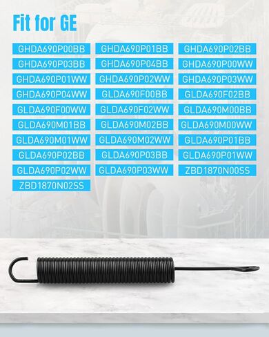 WD03X10030 مفصل باب غسالة الأطباق مناسب لـ GE GHDA690P00BB GHDA690P01BB GHDA690P02BB استبدال AP3994827 1263909 AH1481850 EA1481850 PS1481850 in Saudi Arabia