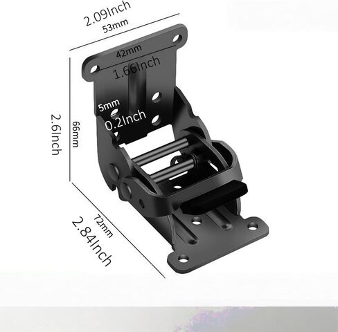 Heavy Duty Self-Locking Foldable Hinge, 0/90/180° Multi-Angle Folding Hardware with 8 Screws, for Tables, Beds, Chairs, Cabinets & More in Saudi Arabia