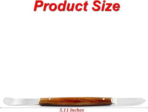 Medspo Professional Dental Carvers | Cement Spatula Stock Knife | Single Double End | Sculpting Wax Modeling Mixing | Lab Tools (FahenStock Wax Knife Small) in Kuwait