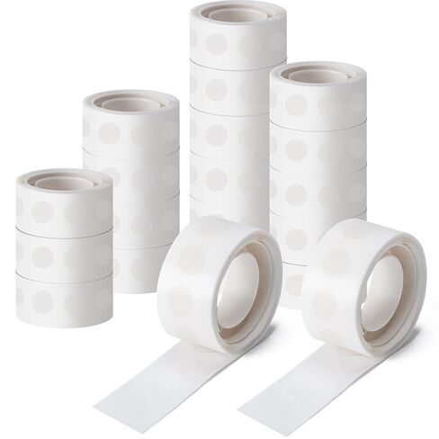 Hoewina 2000pcs Clear Glue Point Dots Glue Tape for Balloon Removable Adhesive Double Sided Dots Stickers for Craft Decoration Wedding in Kuwait