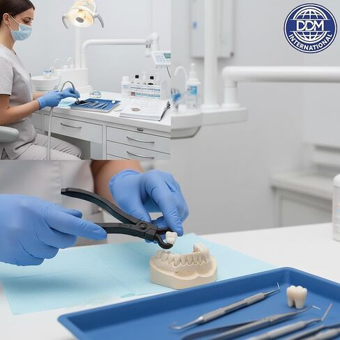 Dental Crown Holder Plier Black – Autoclavable Dental Instruments | Durable Surgical Pliers for Tooth Crown Placement & Removal in Kuwait