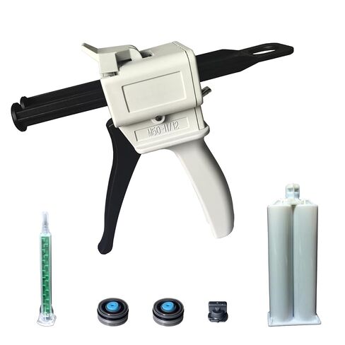Dispenser Gun, 50ml Dispensing Gun Kit Impression Mixing Dispensing Dispenser AB Gun 1:1/1:2/10:1 or 55ML Single (50ML-10:1) in Saudi Arabia